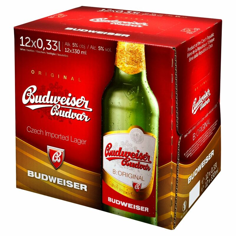 Budejovicky Budvar Bottle Pack 12 X 330ml Centra