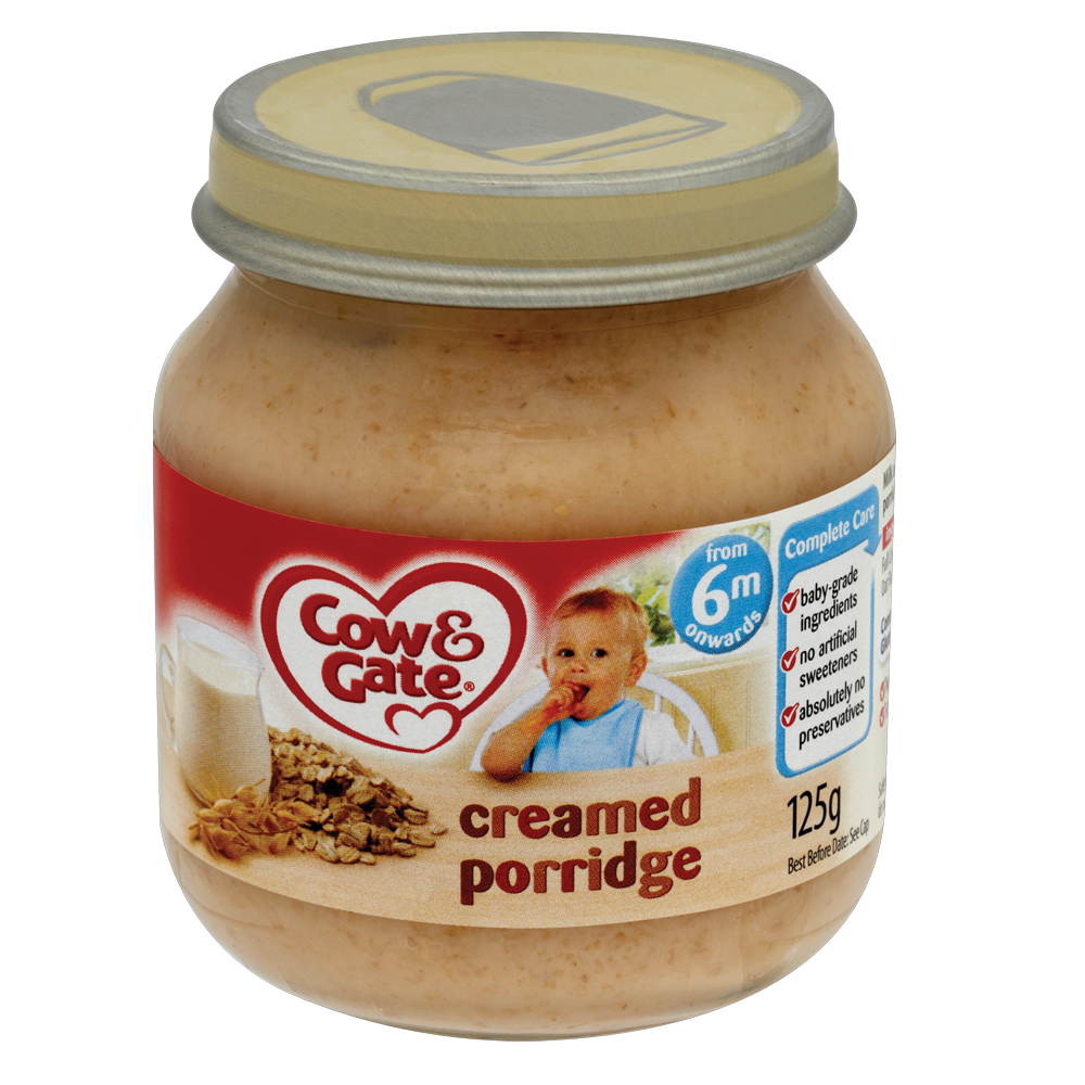 Cow & Gate Creamed Porridge 125g - Centra