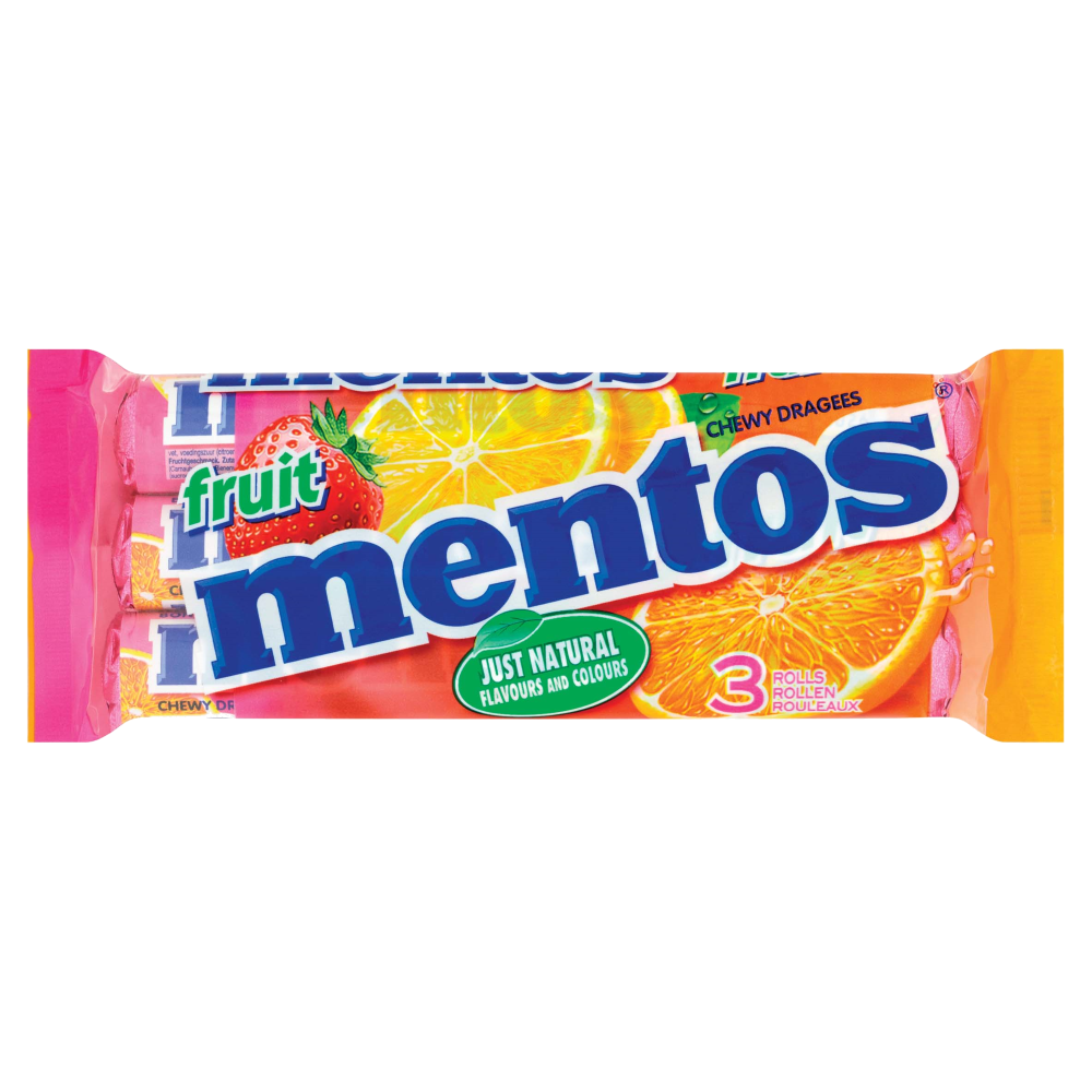 Mentos Fruit 3pk - Centra