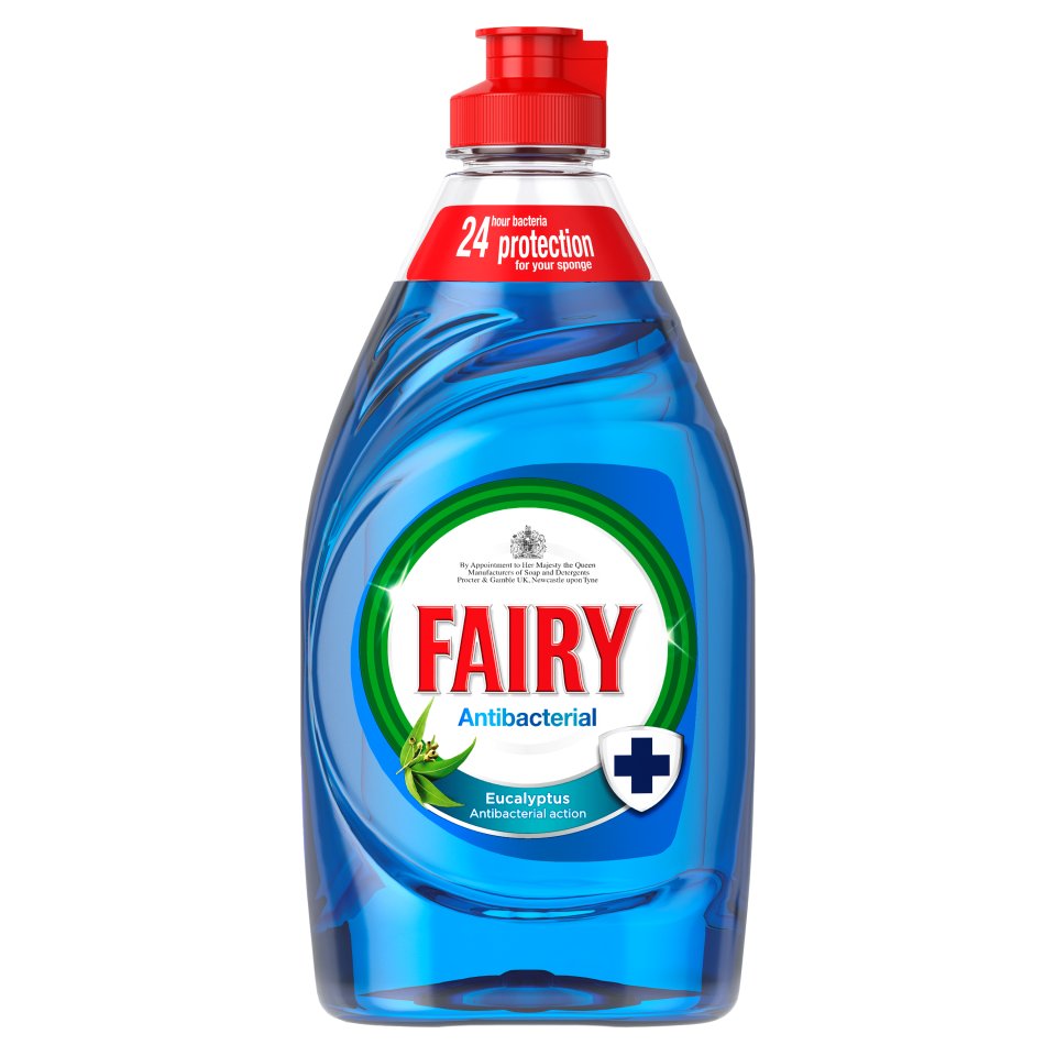 Fairy Liquid Antibacterial Eucalyptus 383ml - Centra