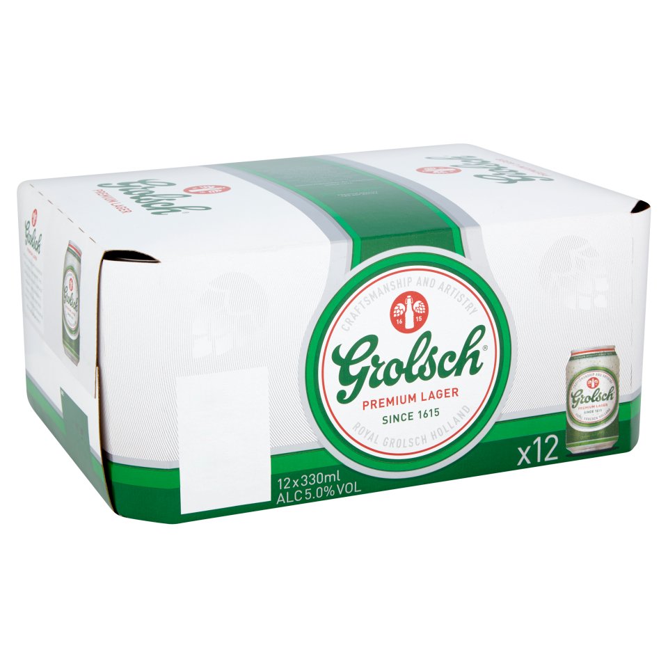 Grolsch Can Pack 12x330ml - Centra
