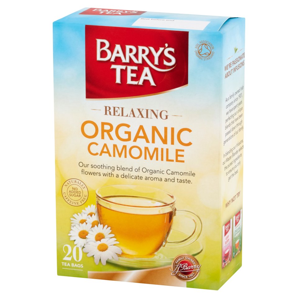 Barry's Organic Camomile Tea Bags 20 Pack 35g - Centra