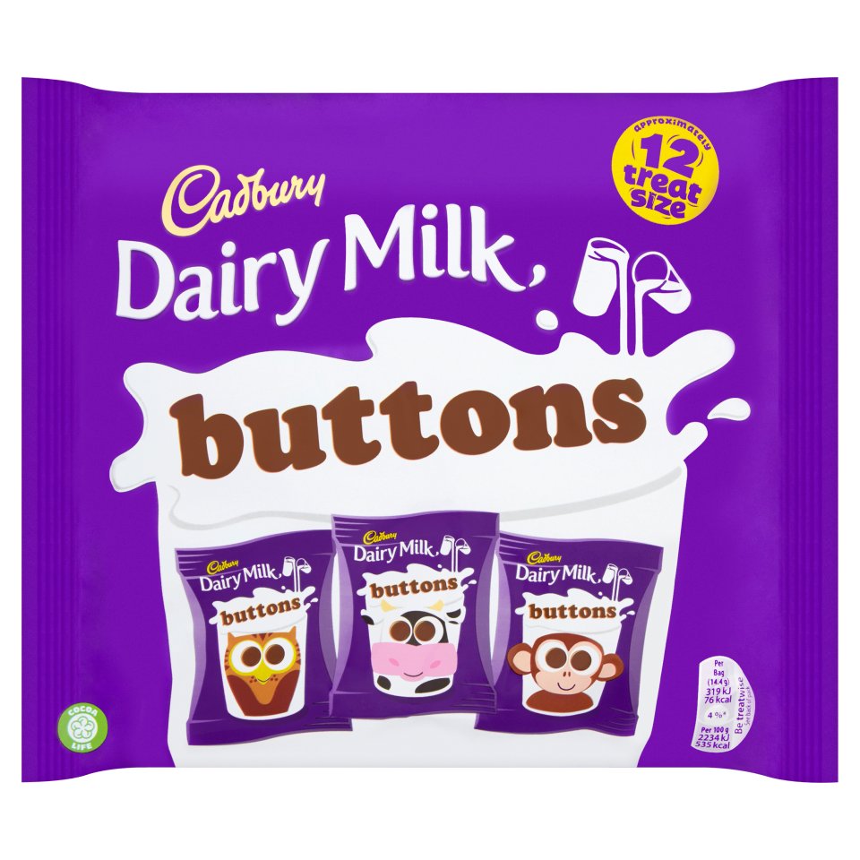 Cadbury Buttons Treatsize 170g - Centra