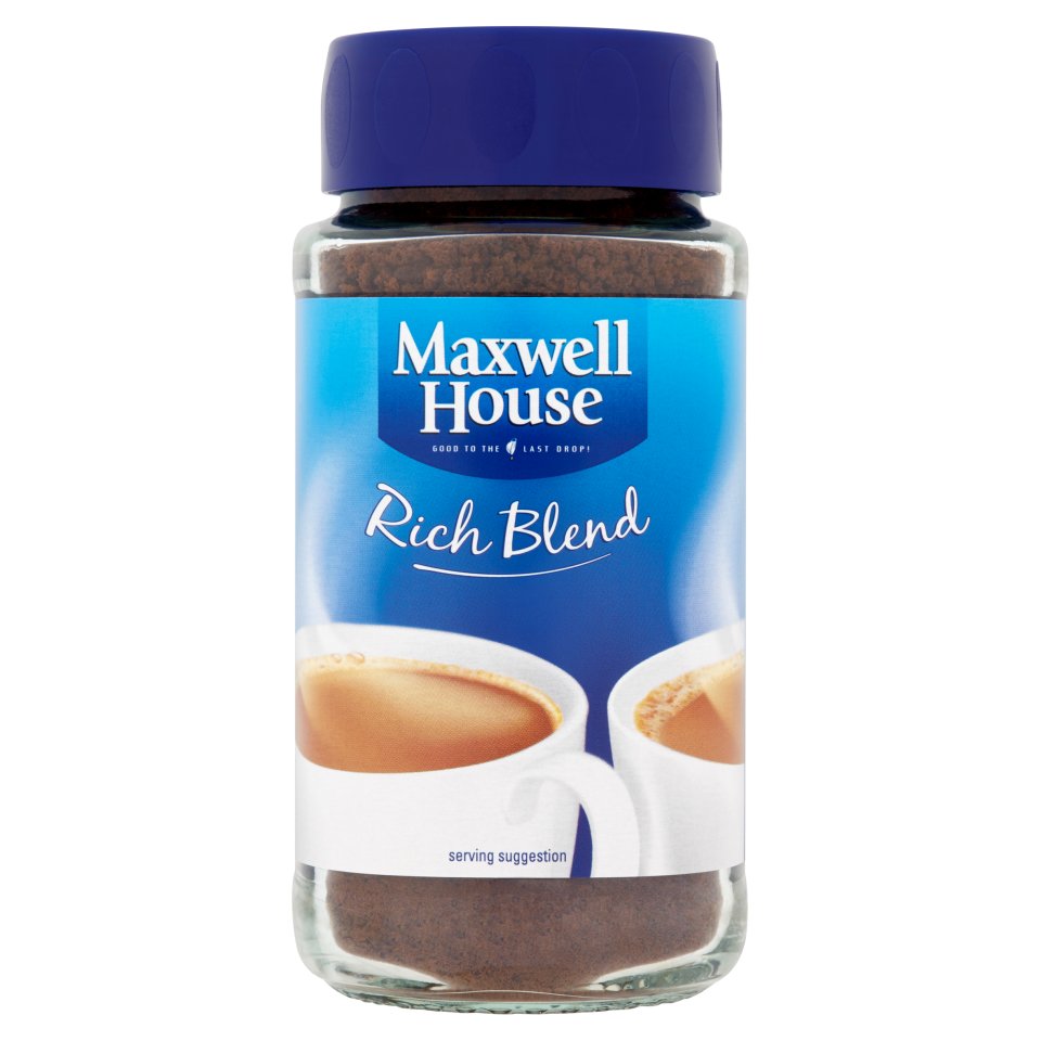 Maxwell House Original/ Rich Blend Coffee 100g - Centra