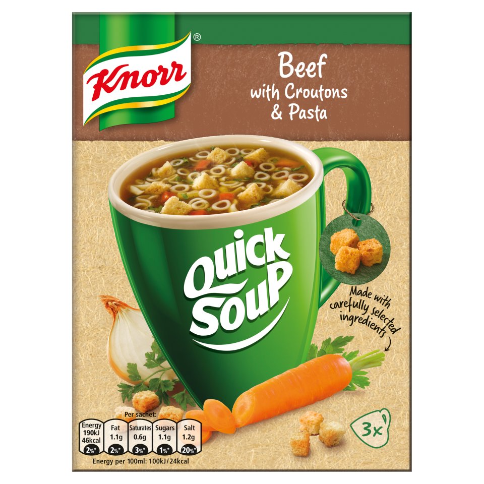 Knorr Quick Soup Beef & Vegetable 42g - Centra