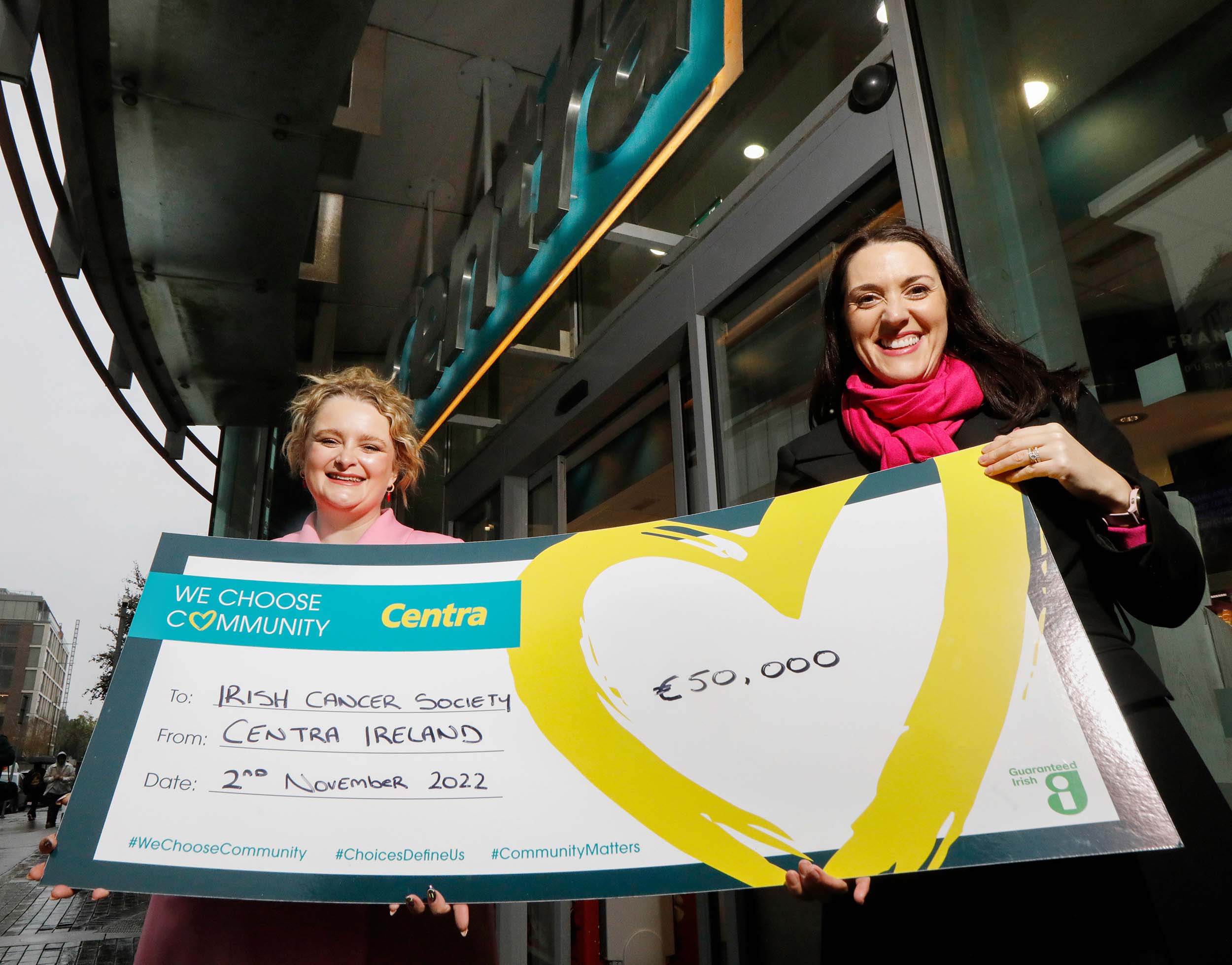Centra Irish Cancer Society money raised