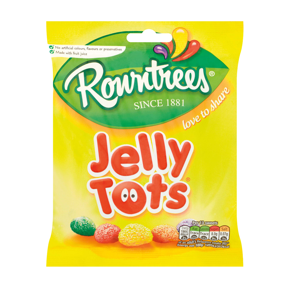 Rowntree's Jelly tots Hanging Bag 170g - Centra