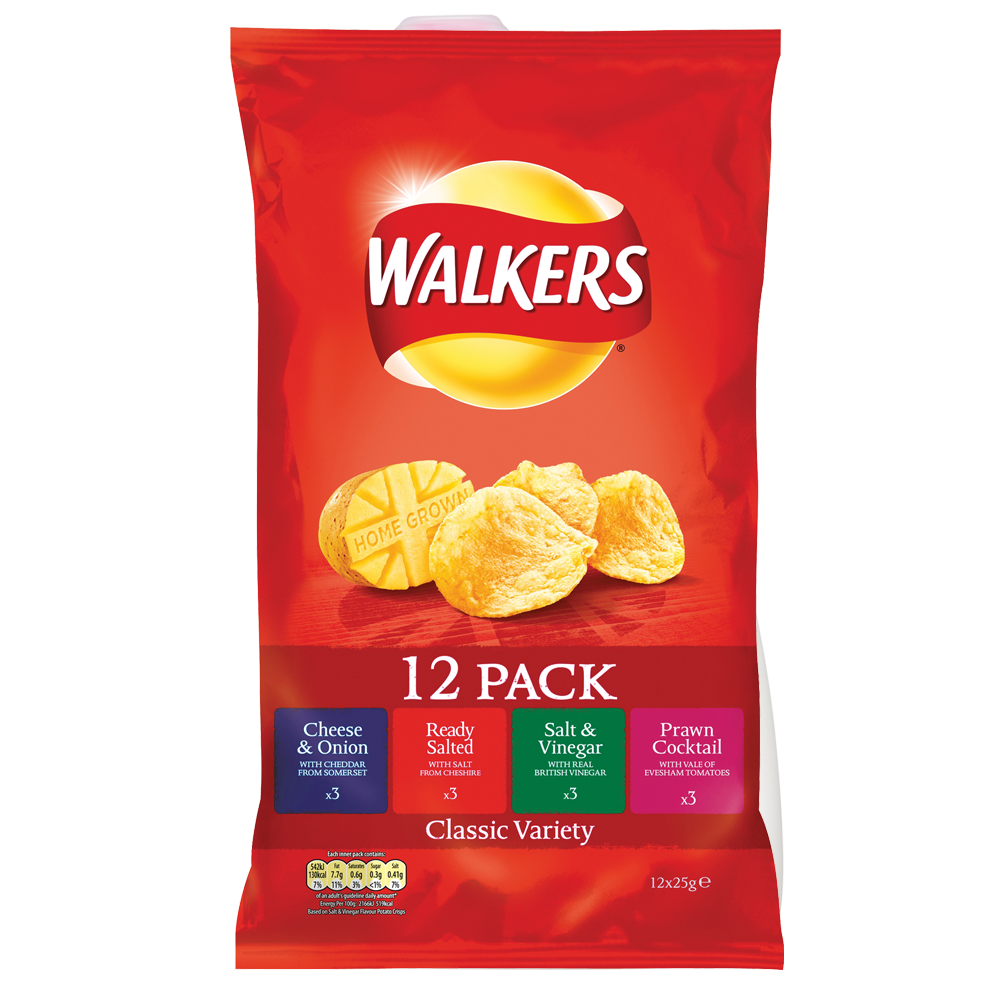 Walkers Classic Variety 12pk - Centra