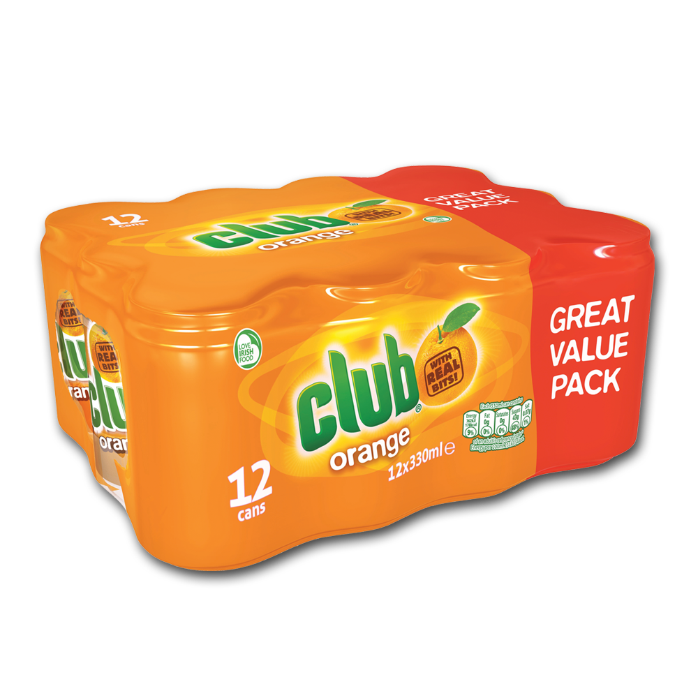 Club Orange 12x330ml - Centra