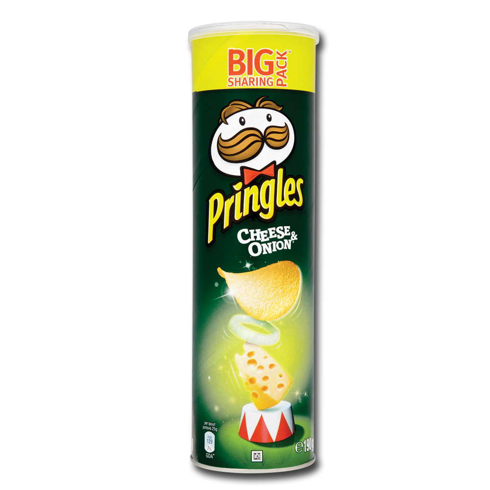 Pringles Cheese & Onion 190g - Centra