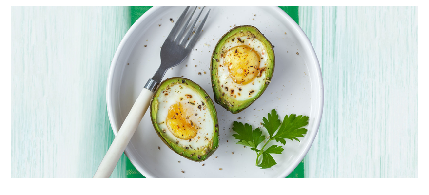 Baked Eggs in Avocado