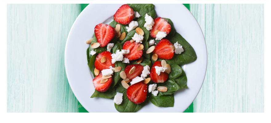 Strawberry Goats Cheese Salad