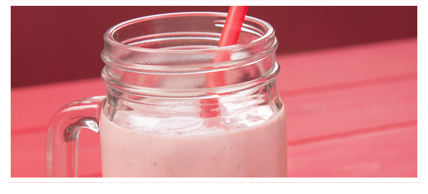 Fruit and oat smoothie head Fruit and oat smoothie head