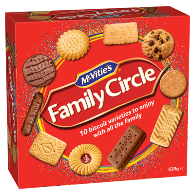MCVITIES FAMILY CIRCLE 620G