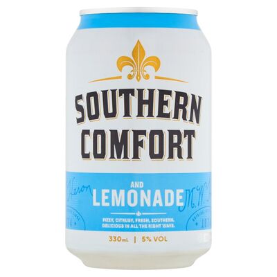 Southern Comfort Lemonade & Lime Pre-Mixed Can 330ml