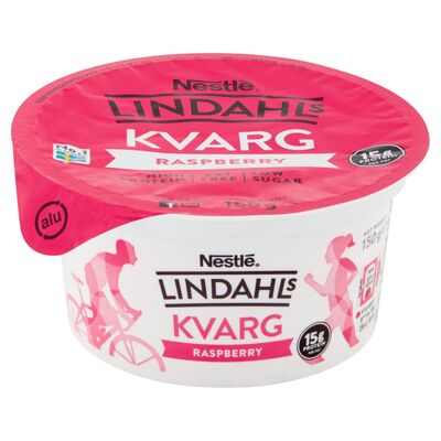 Lindahls Kvarg Raspberry Yogurt 150g