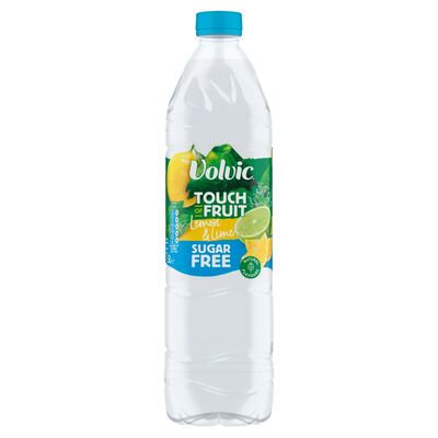 Volvic Touch Of Fruit Sugar Free Lemon & Lime Bottle 1.5ltr