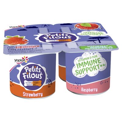 Petits Filous Big Pots Strawberry & Raspberry 340g 