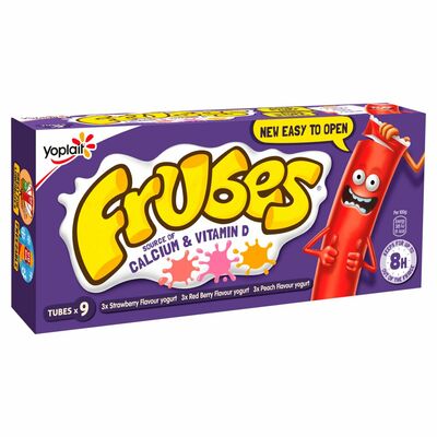 Yoplait Frubes Variety 9 Pack 37g