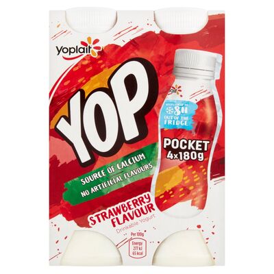 Yop Strawberry Yogurt Drink 4 Pack 720g