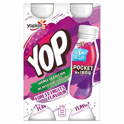 Yop Forest Fruits Yogurt Drink 4 Pack 720g