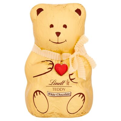 Lindt Teddy White 100g