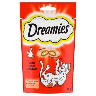 Dreamies With Chicken Cat Treats 60g