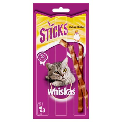 Whiskas Rich In Chicken 3 Sticks 18g