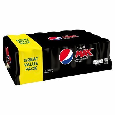 PEPSI MAX CAN PACK 24 X 330ML