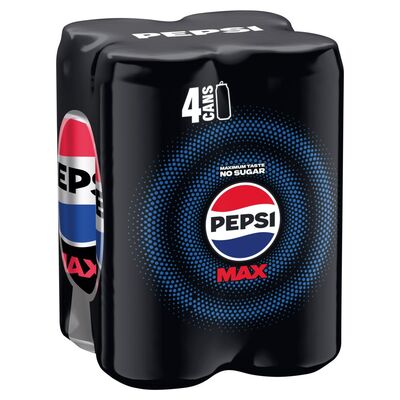 Pepsi Max Can Pack 4 x 330ml 