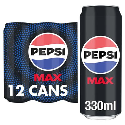 Pepsi Max Can Pack 12 x 330ml