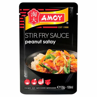 Amoy Peanut Satay Stir Fry Sauce 120g