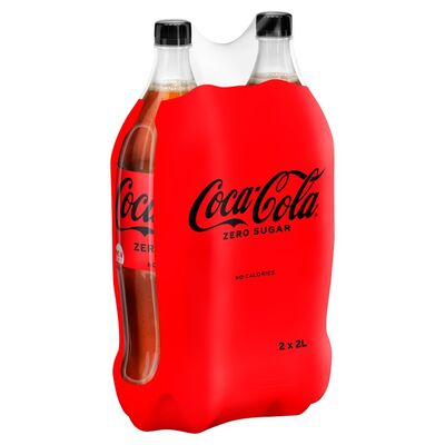 Coca-Cola Zero Sugar Twin Pack 2ltr