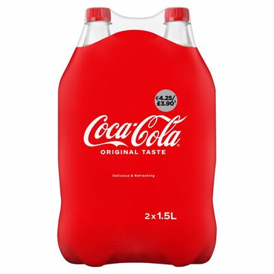 Coke Classic Twin Pack €4.25 1.5Ltr
