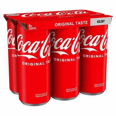 Coca-Cola Can Pack 6 x 330ml