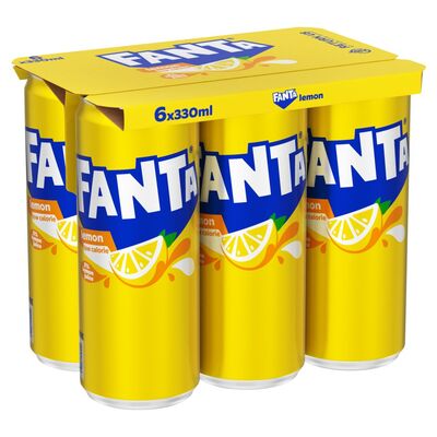Fanta Lemon Can 6 Pack 330ml