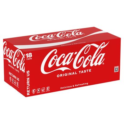 Coca Cola Can 18 Pack 330ml