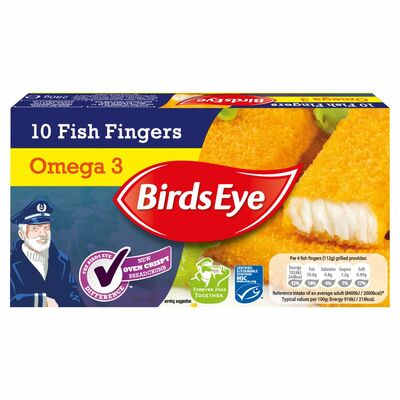 Birds Eye Omega 3 Fish Fingers 10 Pack 280g