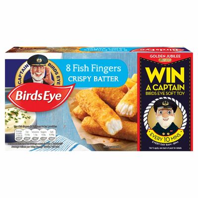 Birds Eye Crispy Fish Fingers 8 Pack 224g