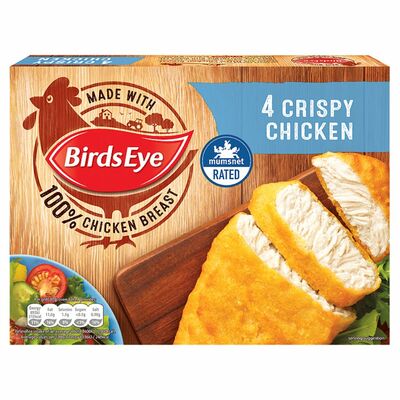 Birds Eye Crispy Chicken Fillets 4 Pack 340g