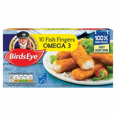 Birds Eye Omega 3 Fish Fingers 10 Pack 280g