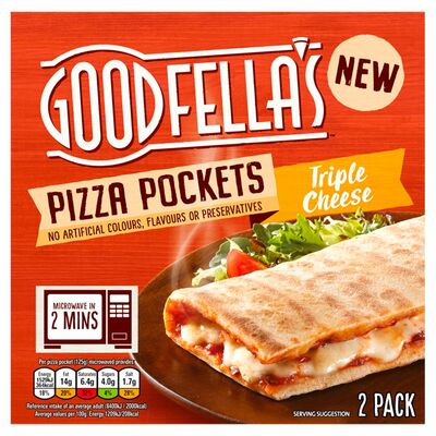 Goodfella's Triple Cheese Pizza Pockets 250g