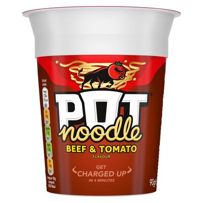 Pot Noddles Beef & Tomato 90g