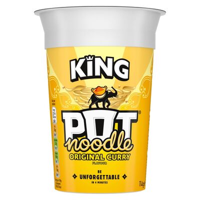 King Pot Noodle Orginal Curry 114g