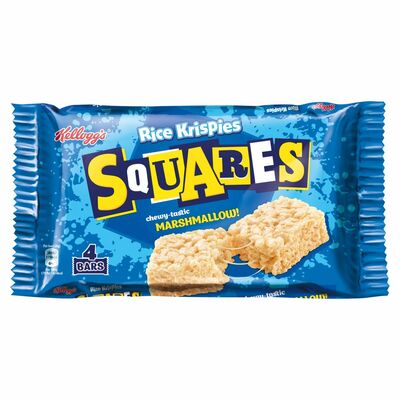 KELLOGG'S RICE KRISPIES SQUARES MARSHMALLOW 4 PACK 112G