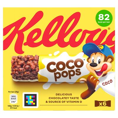 Kellogg's Coco Pops Bars 6 Pack 120g