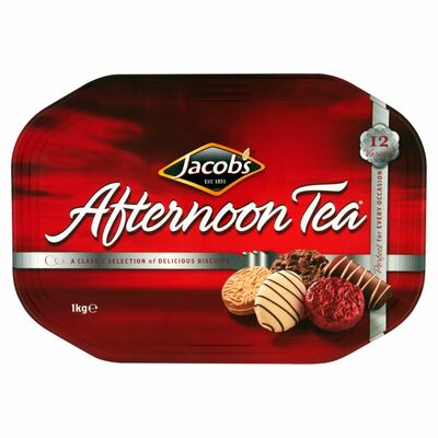 JACOB'S AFTERNOON TEA BISCUIT TIN 1KG