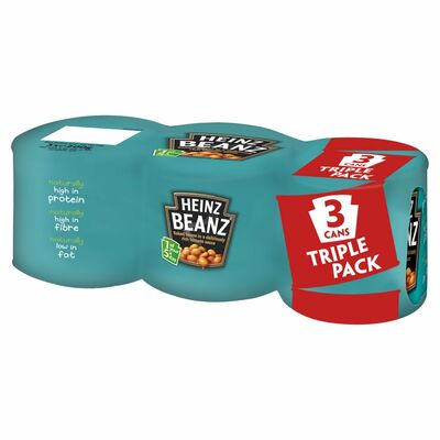 Heinz Baked Beans Value 3 Pack 200g