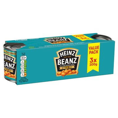 Heinz Baked Beans Value 3 Pack 200g