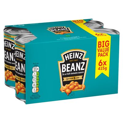 Heinz Baked Beans 6 Pack 415g
